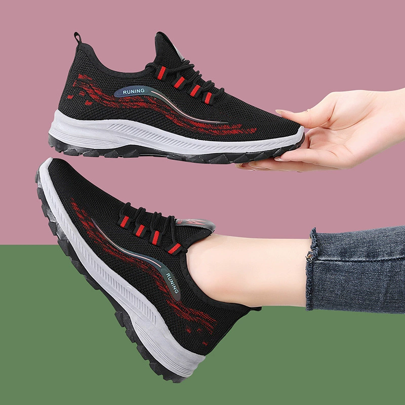 Старая пекинская обувь из ткани кроссовки женская обувь весенняя и осенняя женская обувь спортивная обувь мягкая подошва повседневная обувь мама обувь износостойкая рабочая обувь