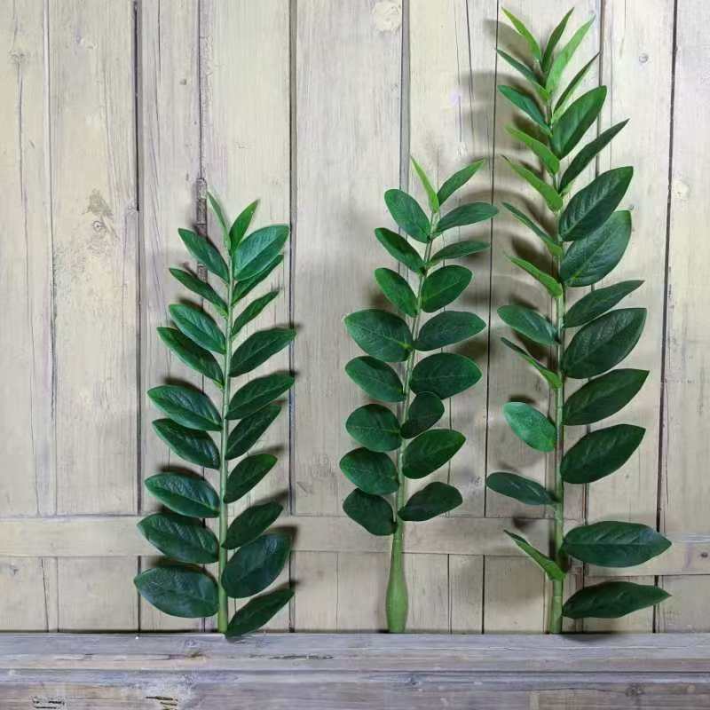 Money Leaf Small Tree Potted Plant Single Stem Tropical Green Artificial Money Tree Green Plant High Simulation Home Decoration Plant