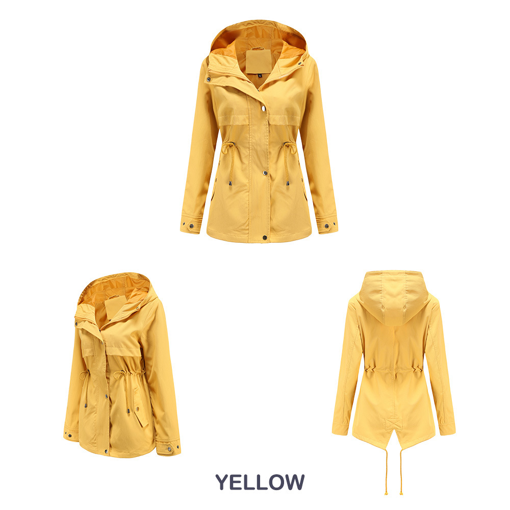 wholesale women s clothing Nihaostyles mid-length hooded jacket  NSNXH67399