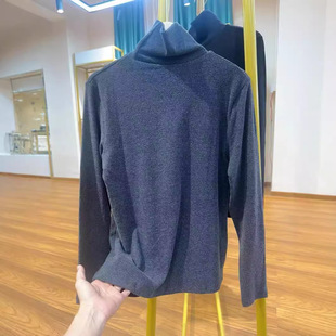 3327 # Clearance New High Collar Autumn and Winter Modal Brushed Warm Bottoming Tops for Outerwear