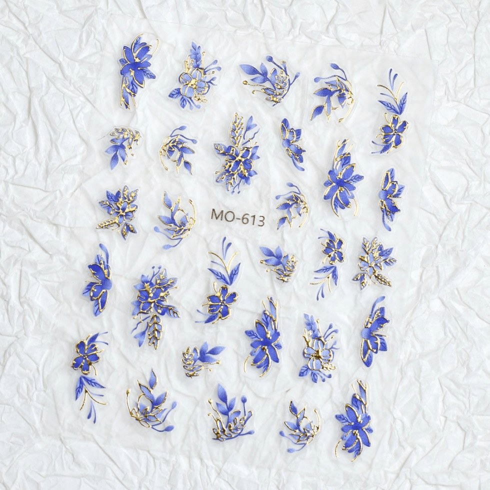 T681- Chinese style blue and white porcelain 613 pieces