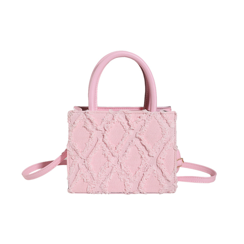 2025 primavera nueva moda rombo bolso mensajero de un solo hombro pequeño bolso cuadrado bolso femenino soporte lote mixto al por mayor