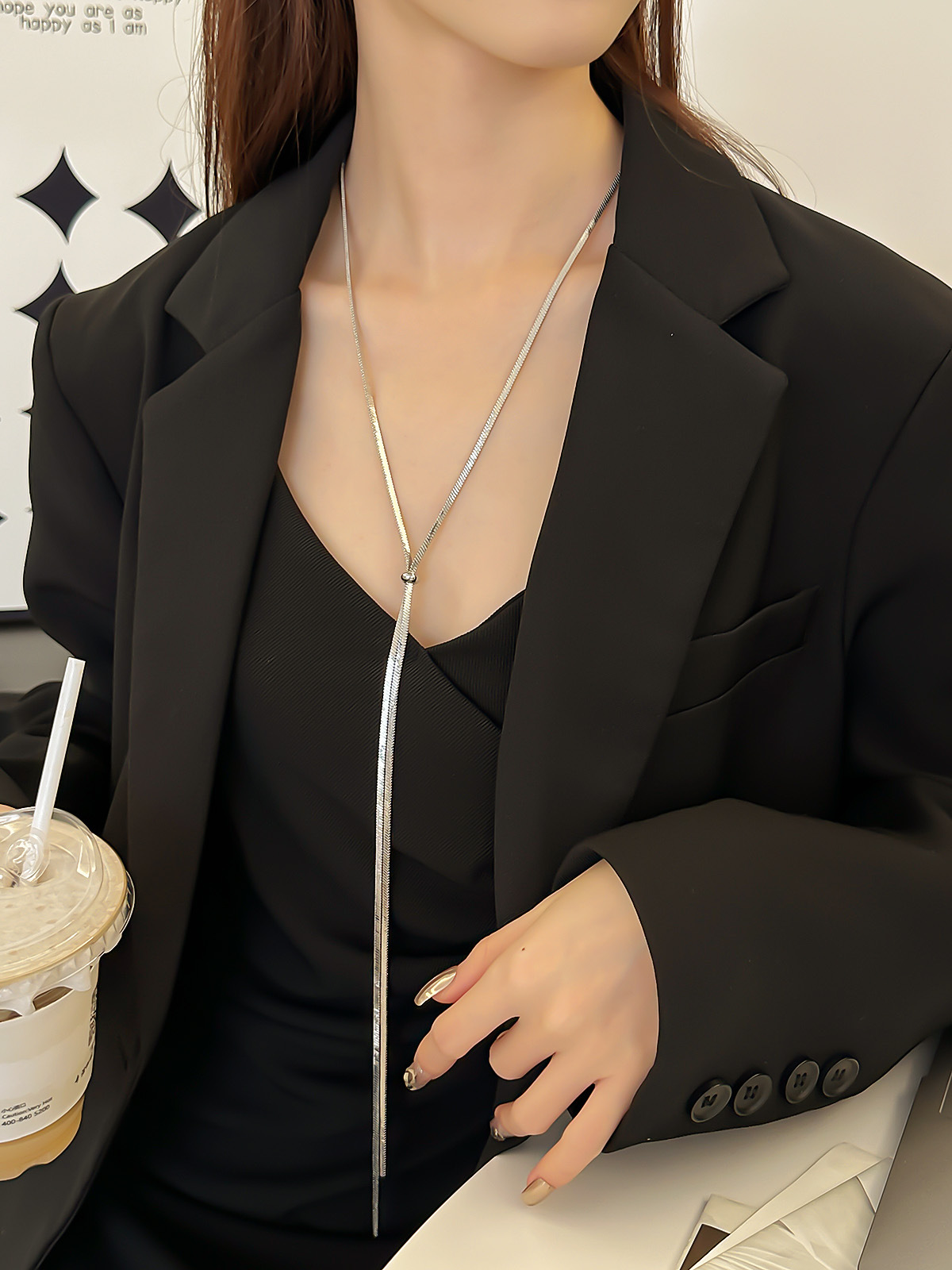 20g Weight 304 Stainless Steel Pendant Material Necklace Classification 304 Stainless Steel Chain Material snake chain Chain Type 1 Piece Quantity Banquet, Date Occasion 304 Stainless Steel Material Geometric Pattern Women's Gender Elegant, Simple Style Style Plating Craft Geometric 304 Stainless Steel Elegant Simple Style Plating 304 Stainless Steel Necklace 22