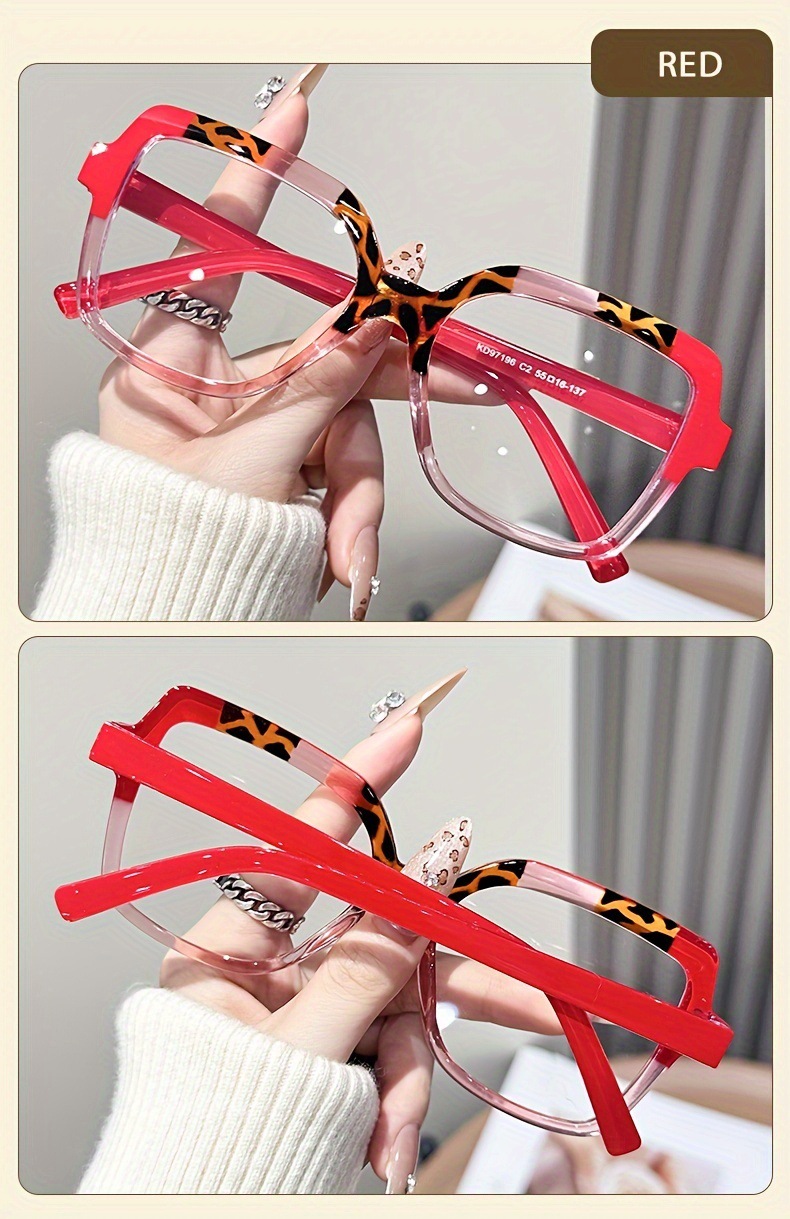 Blue Light Blocking Glasses For Women Oversized Square Frame_voghion.com