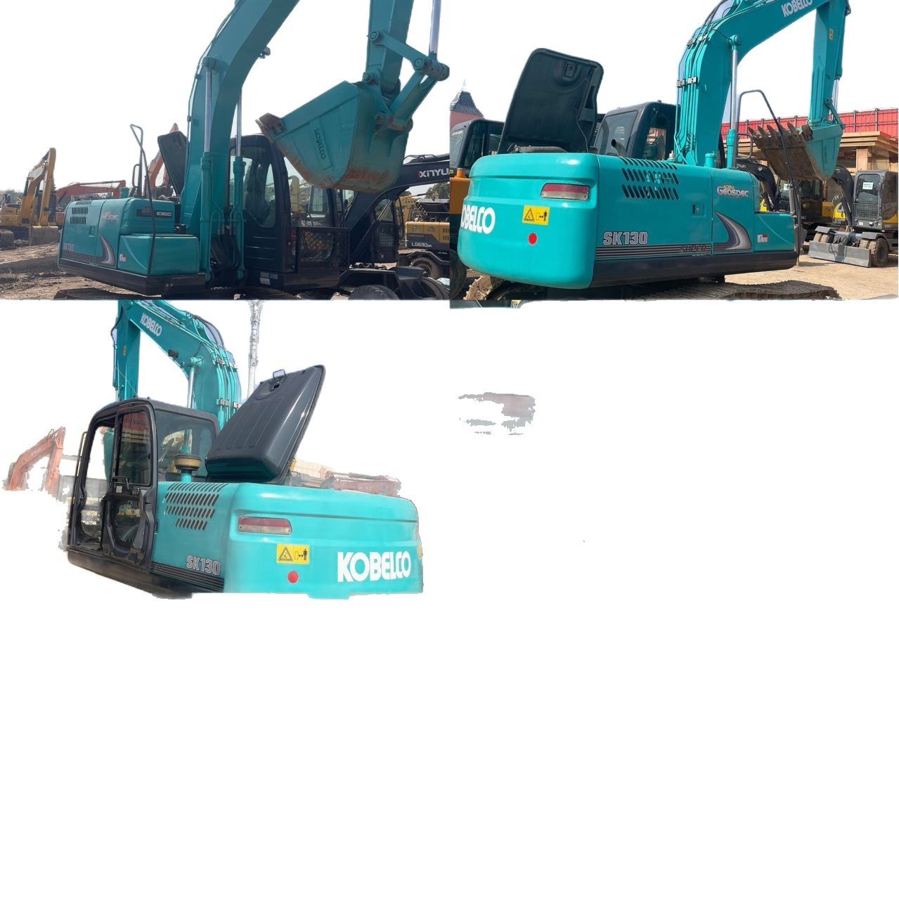 Exportaciones nacionales y extranjeras Volvo 140 Komatsu 130 Hitachi 120 San 135 mercado de excavadoras