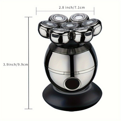 The Grooming Kit for Bald men: 5 in 1 Electric Head Shaver|ms