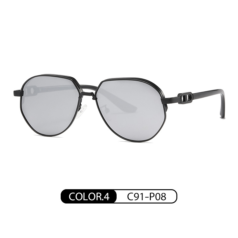 Nuevas gafas de sol polarizadas JS8577 Fashion Travel Street shooting gafas de sol de los hombres pesca protección solar polarizada gafas rana