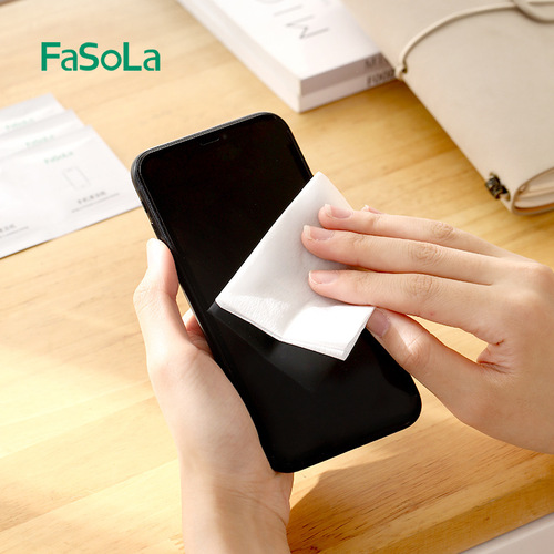 FaSoLa擦镜纸防雾镜片镜头一次性眼镜布手机电脑屏幕清洁湿巾