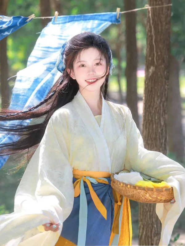 魏晋风改良汉服女款古装成人女主田园平民种田2025南北朝晒秋新款|undefined