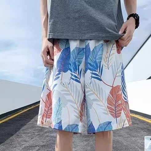 Pantalón Corto Deportivo para Hombre de Poliéster, Alta Elasticidad para Ocio