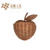 Shelf ins Woven wall hangings manual Rattan Apple Storage basket Home Furnishing decorate Straw shot prop