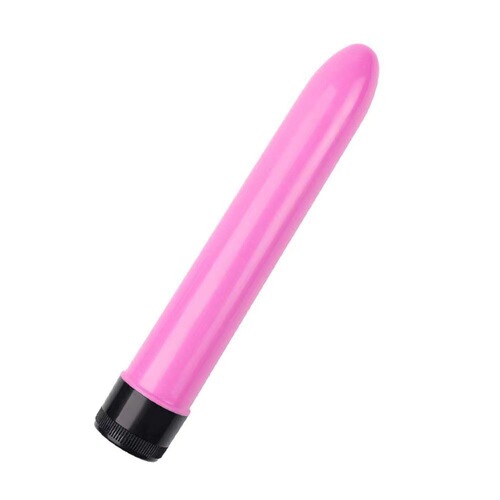Factory direct sales 7-inch bullet vibrator, female masturbation massage stick, 7-inch electroplated vibrator sex props