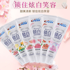 120g Crest Toothpaste Wholesale White Lock 3D White Fluoride Solid Teeth Fresh Breath Sakura White Peach Stain Remover