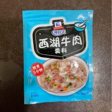 味好美港式酸辣汤罗宋汤西湖牛肉鸡蓉香菇鸡蓉粟米海鲜粟米酸辣汤