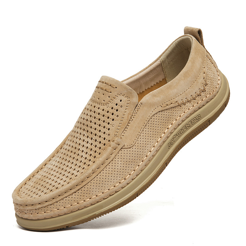 2025 Mesh Shoes, Summer Fashionable Breathable Casual Shoes, Men's Fashionable Cut Out Clogs, Light and Comfortable Business Leather Shoes 2025 Mesh Shoes, Summer Fashionable Breathable Casual Shoes, Men's Fashionable Cut Out Clogs, Light and Comfortable Business Leather Shoes