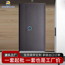 甲级防盗门家用入户门安全门加厚进户门子母门单门不锈钢防火门