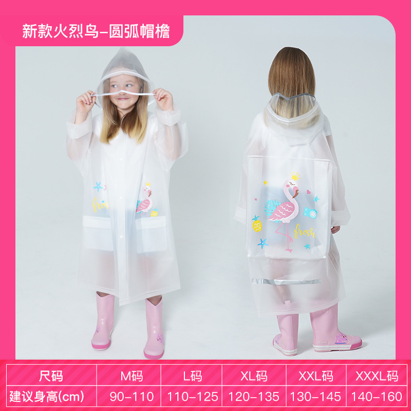 Liquidación para niños impermeables niñas jardín de infantes niños estudiantes de primaria poncho grueso traje de niño impermeable cuerpo completo
