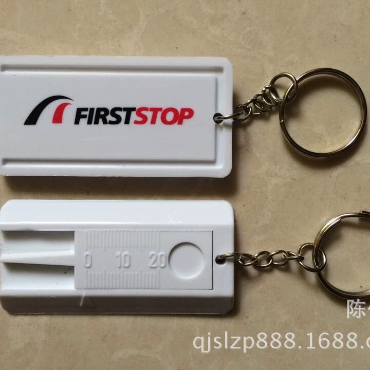 Шиномер измерительный прибор глубиномер толщиномер пластиковая линейка рекламный подарок рекламная линейка протектора