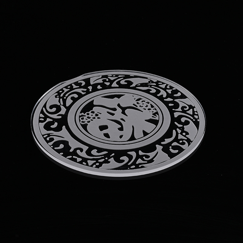 圆形亚克力板底座塑料圆板打孔盖板 透明有机玻璃圆盘圆片