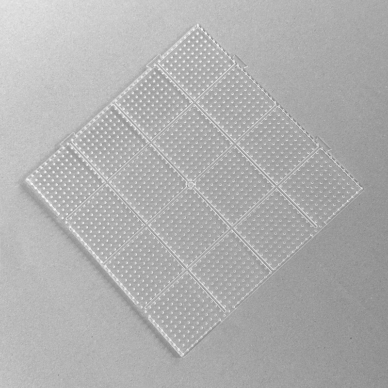 5mm Large 20*20cm Transparent Pegboard for Bead Art, Suitable for Connecting Templates, Wholesale
