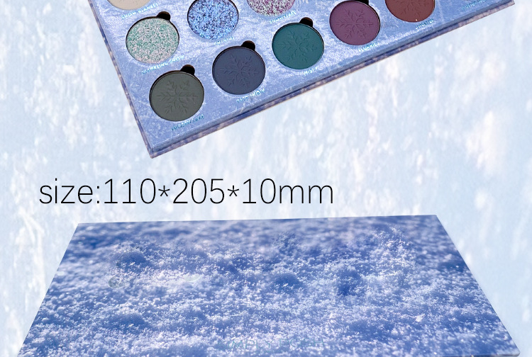 Cross-border cosmetic eyeshadow export 18-color palette FDA standard color customization, OEM processing for new foreign trade styles undefined