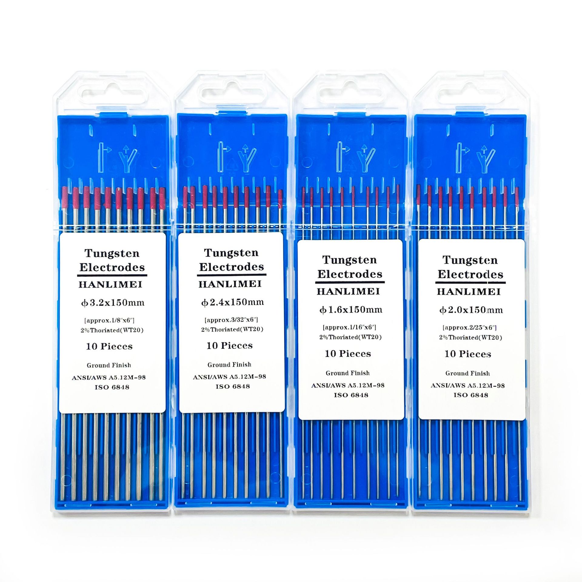 跨境氩弧焊接钨电极焊针 钨棒 钨针1.6/2.0/2.4/3.2氩弧焊接配件