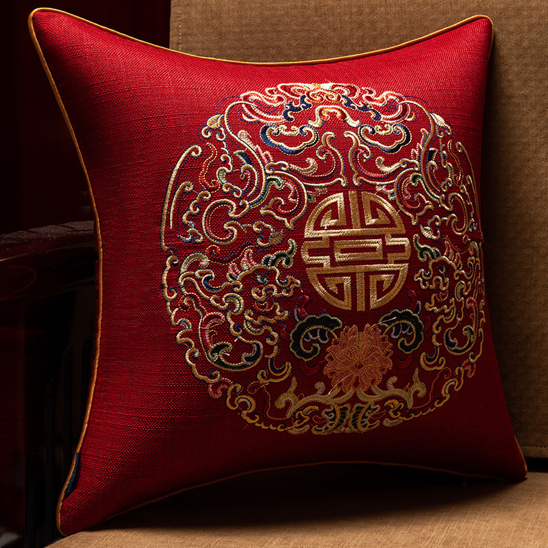 부와 번영 - 차이니즈 레드 [도리스 린넨 코트]