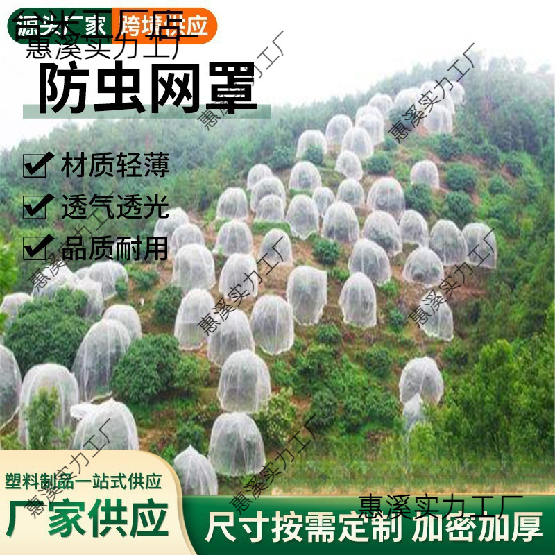 跨境植物束口果树植物防鸟网 花园网 防虫网片 蔬菜覆盖网防虫罩