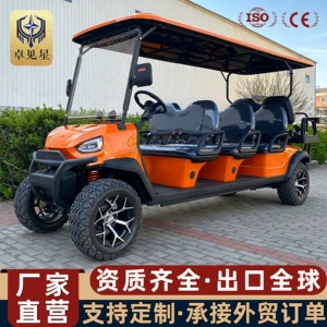 Golf cart for homestay hotels, factory shuttle, golf course reception vehicle, tourist attraction electric sightseeing vehicle