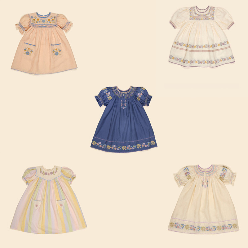 Retro short sleeve dress