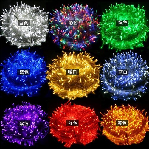 Factory Wholesale Outdoor Hanging Starlight LED Light String Christmas Festival Decorations Engineering Lighting Flash Lights