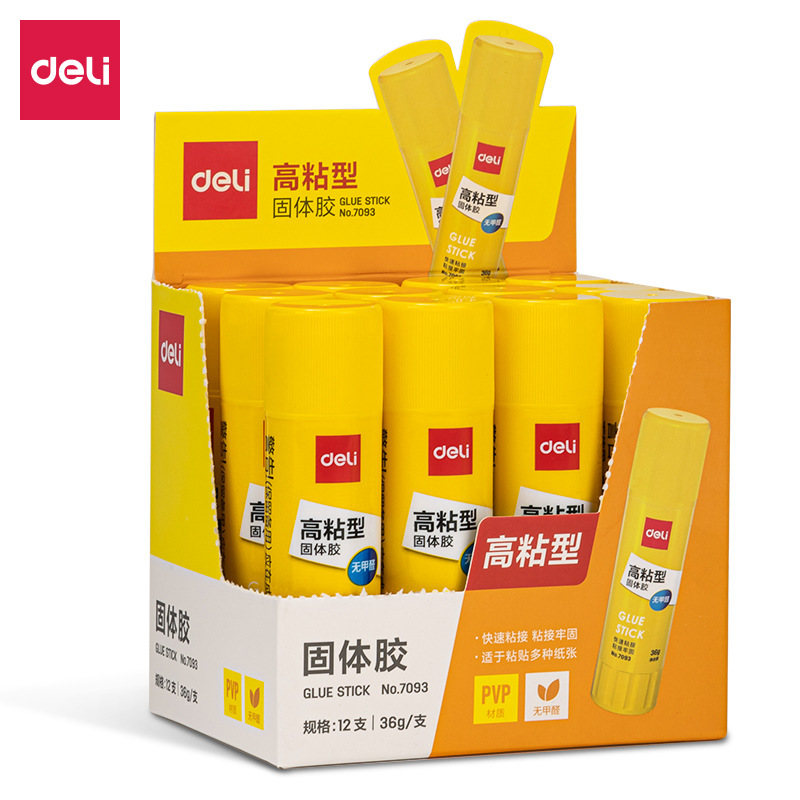 Deli/Deli 7092 barra de pegamento PVP pegamento sólido oficina grande finanzas jardín de infantes para niños manual al por mayor