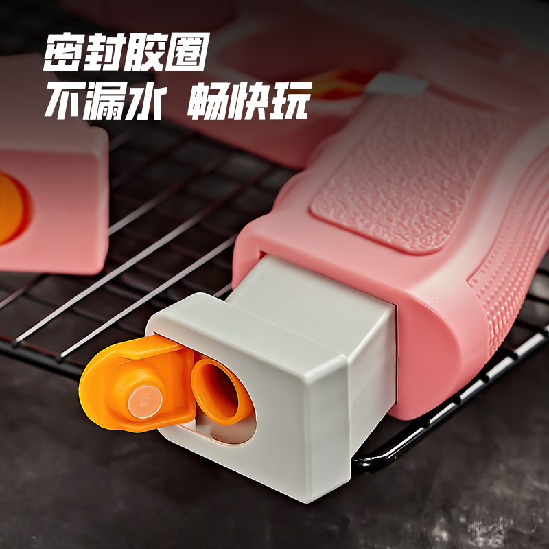 Tiktok mismo Glock pistola de agua manual continuo pelo pistola de pulverización de agua de los niños de verano al aire libre pistola de agua de juguete al por mayor