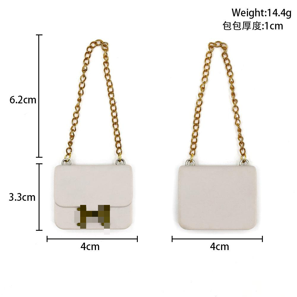 Dollhouse mini muñeca casa pequeña bolsa BJD bolsa de estilo de marca 6 centavos bolsa de muñeca 30 cm accesorios de muñeca