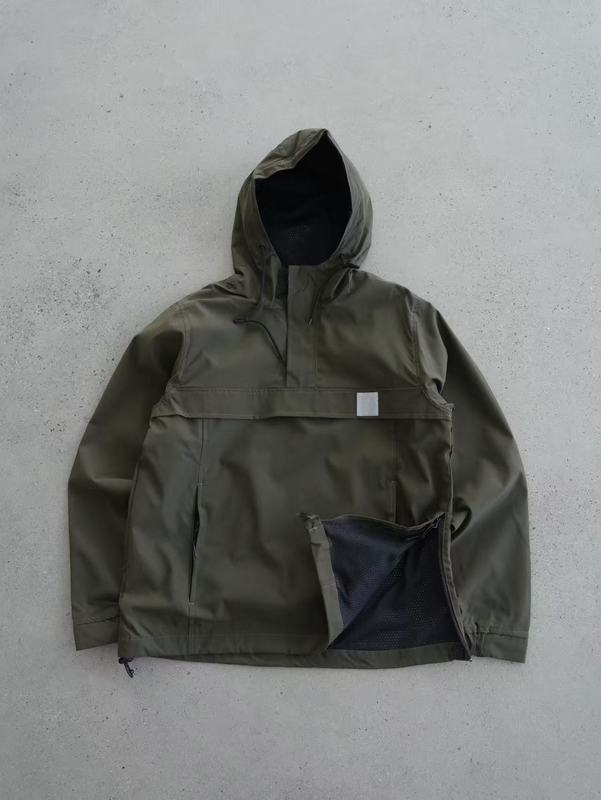 現物の日系レジャー工装カバーの頭と帽子の半ファスナーの屋外突撃服のコートの防風防水ジャケットの男女|undefined