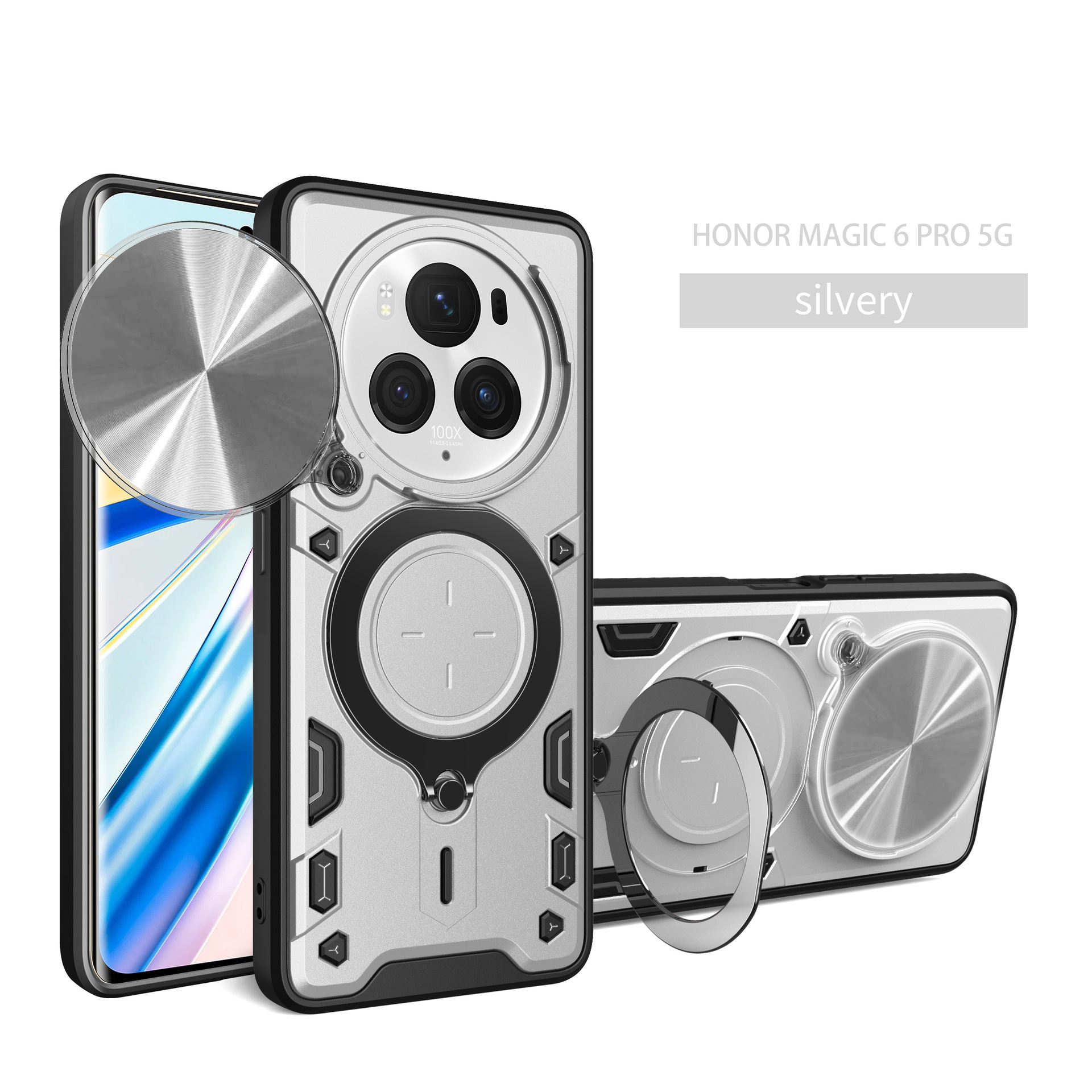 Aplicable a HonorMagic6pro5G serie de refrigeración de la familia de la serie de soporte de anillo de absorción de calor modelo HW completo caso de teléfono móvil image 11