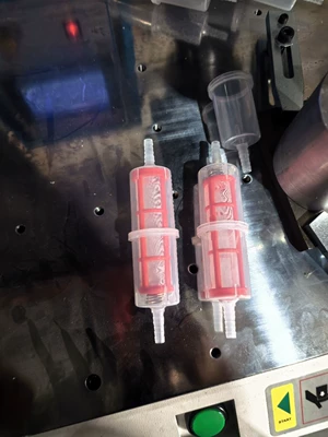 Avtomobil motosiklet plastik filtr elementi 8-10mm böyük diametrli yanacaq filtri