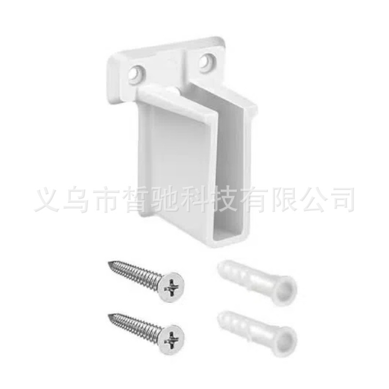 现货供应RV房车配件窗杆塑料支撑件钢丝架支架壁挂支架白色|undefined