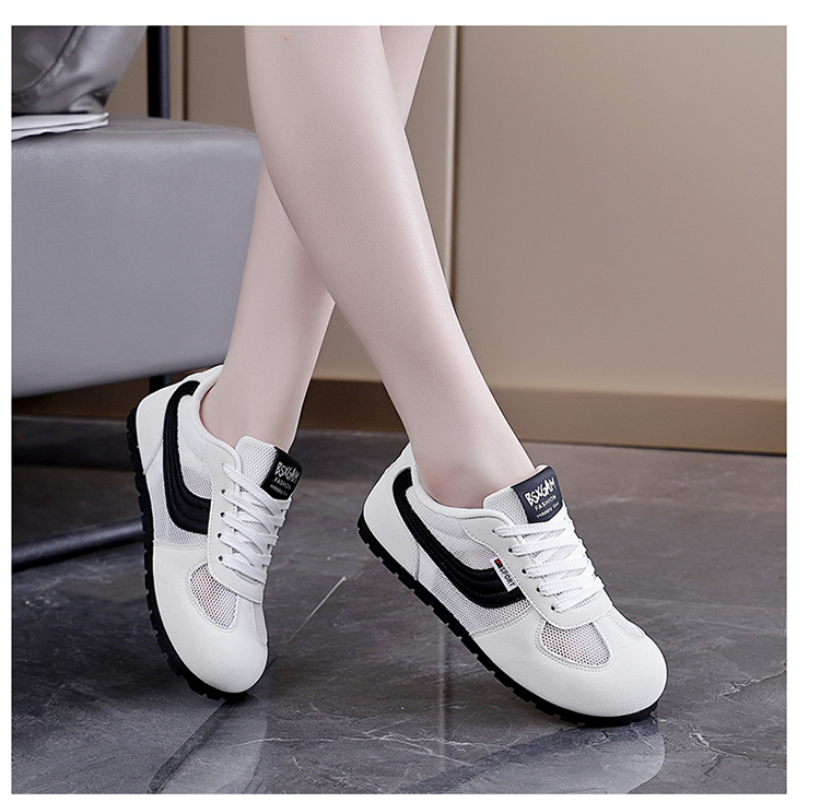 Hong Kong-style German Training Trendy On Instagram, 2026 Summer New Model, Mesh Sports Casual Shoes, Women's White_vogvips.com