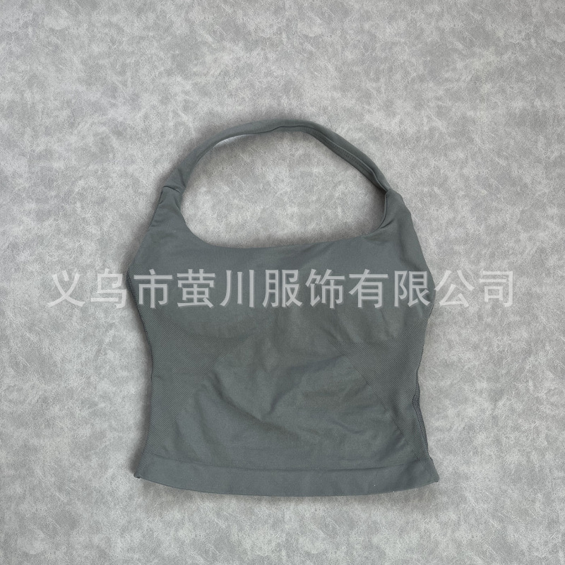 Transfronterizos Europa y América DF mujeres sin pantalones cuello largo chaleco de acondicionamiento físico hermosa espalda cuerpo de forma anti-descalzo mujeres