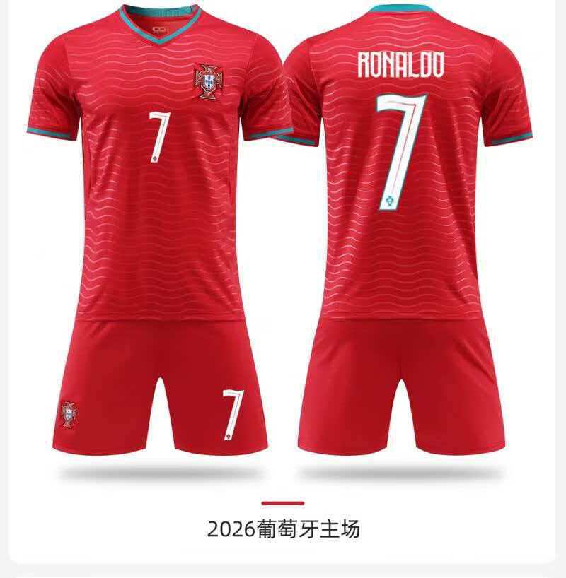 Uniformes de fútbol al por mayor para la Copa Mundial, camiseta Samsung Argentina Messi n.° 10, camiseta C Ronaldo n.° 7, uniformes de entrenamiento para equipos de competición