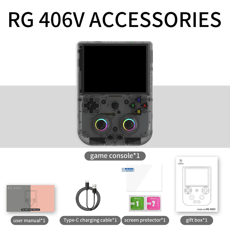 ANBERNIC安伯尼克RG 406V 跨境爆品竖版安卓高性能大屏掌上游戏机|undefined