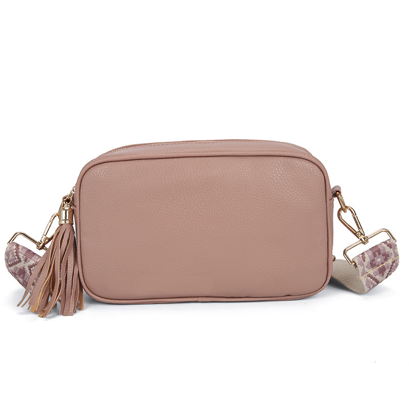 Bolso con flecos 2024, estilo étnico europeo/americano, pequeño para mujer, venta caliente en Amazon, venta transfronteriza