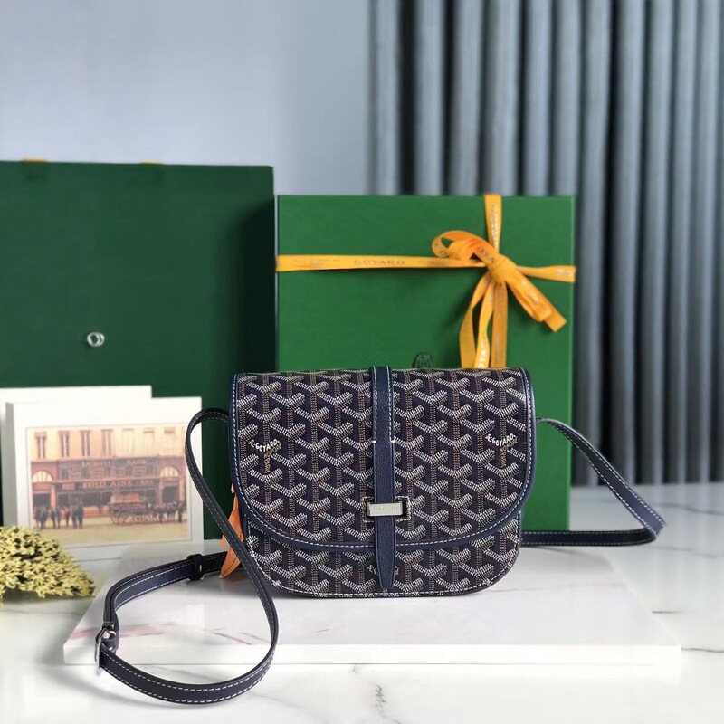 Goyardゴヤ鞍包男女同型犬牙包小方包上品徳カバー郵便配達シングル肩斜め掛けバッグ|undefined