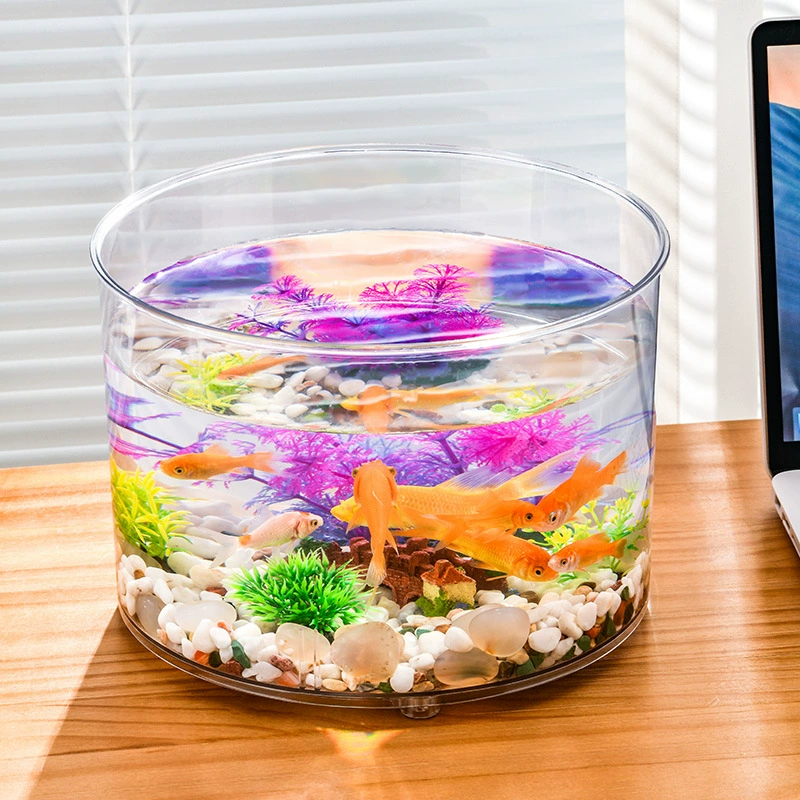 Вращающийся цилиндрический аквариумный аквариум
