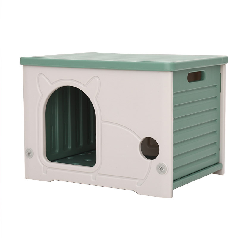 Nido de gatos de cuatro estaciones de seguridad cerrada general gato casa de perros al aire libre a prueba de lluvia refugio casa de gato vagabundo casa al aire libre