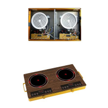 工厂多功能商用大功率家用双头灶不锈钢高品质PCB定制OEM配件SKD