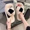 Demi-season high fleece slippers, suitable for import, plus size, wholesale