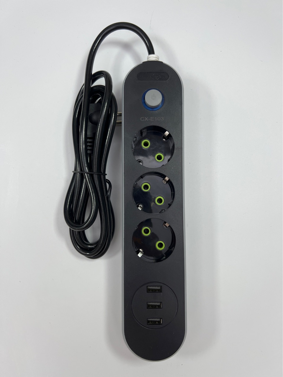 USB de dos círculos enchufe de carga Euro-Pauge tablero de conexión de fila enchufe de comercio exterior europeo tablero de conexión multifuncional agujero universal