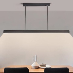 Modern minimalist restaurant chandeliers, minimalist one-piece long office dining table dining bar luxury lighting